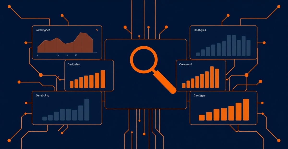 Dashboard view of LLM citation tracking metrics